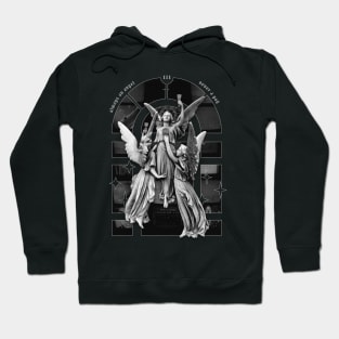 [FRONT PRINT] boygenius - always an angel (b&w) Hoodie